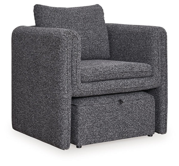 Vreni Accent Chair Charcoal / Black