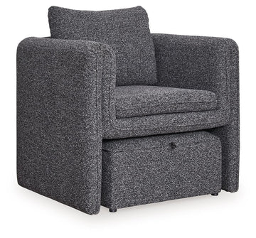 Vreni - Accent Chair - Charcoal / Black