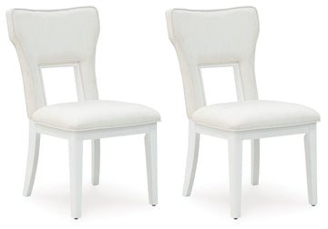 Chalanna - Dining Upholstered Side Chair (Set of 2) - White