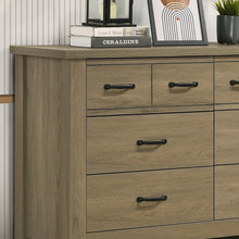 Finn 51" Coffee Gray Oak Finish Dresser