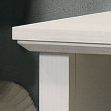 Elara 22"W White 2-Drawer Nightstand Bedside Table
