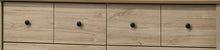 Elara 57"W Light Oak Finish 6-Drawer Dresser