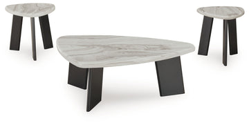 Lilyberg - Occasional Table Set (Set of 3) - Gray / Black