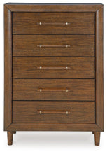 Lyncott - Brown - Five Drawer Chest