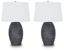 Caronick - Poly Table Lamp (Set of 2) - Antique Silver Finish