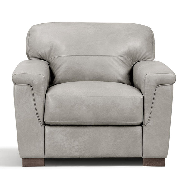 Cornelia Chair Pearl Gray Leather