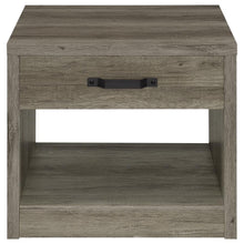 Felix - 1-Drawer Engineered Wood Side End Table - Gray Driftwood