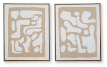Waldett - Beige / White - Wall Art Set (Set of 2)