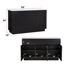 Jaramillo - Server - Engineering Marble Top & Black