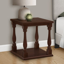 Accent Table, 2 Tier, Square, Traditional - Espresso