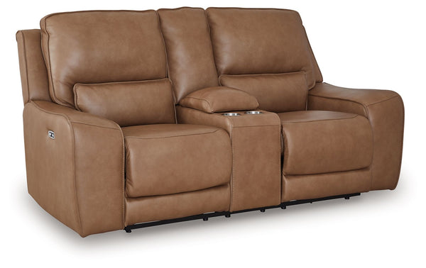 DeepWakes Power Reclining Loveseat / Console / Adjustable Headrest
