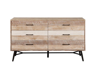 Marlow - 6-Drawer Dresser - Rough Sawn Multi