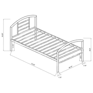 Baines - Metal Open Frame Bed