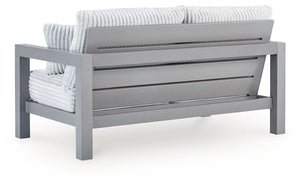 Hurley Park - Gray - Loveseat With Cushion