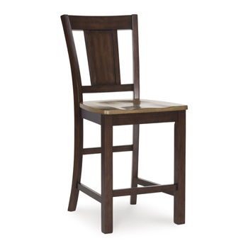Rylandeen - Light Brown / Dark Brown - Barstool (Set of 2)