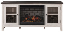 Dorrinson - TV Stand With Fireplace Insert