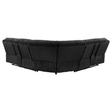 Atkinson Upholstered Reclining Sectional Sofa – Black