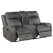 Raelynn 3 Piece Upholstered Reclining Sofa Set – Grey