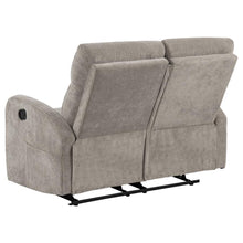 Hamilton 3 Piece Chenille Manual Reclining Sofa Set – Sand