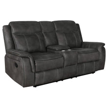 Lawrence 3 Piece Upholstered Reclining Sofa Set – Charcoal