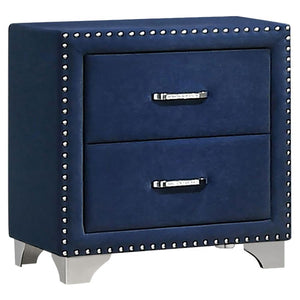 Melody - Upholstered 2-Drawer Nightstand