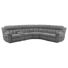 Bahrain 6 Piece Modular Reclining Sectional Sofa – Charcoal