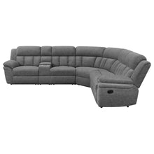 Bahrain 6 Piece Modular Reclining Sectional Sofa – Charcoal