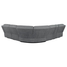 Bahrain 6 Piece Modular Reclining Sectional Sofa – Charcoal
