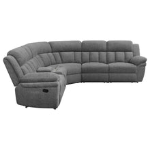 Bahrain 6 Piece Modular Reclining Sectional Sofa – Charcoal