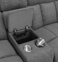 Bahrain 6 Piece Modular Reclining Sectional Sofa – Charcoal