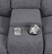Bahrain 6 Piece Modular Reclining Sectional Sofa – Charcoal