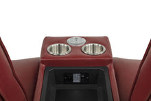 Rojas 3 Piece Dual Power Reclining L-Shaped Sectional with Bluetooth – Red
