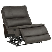 Marcell 6 Piece L-Shaped Power Reclining Sectional with Console – Grey