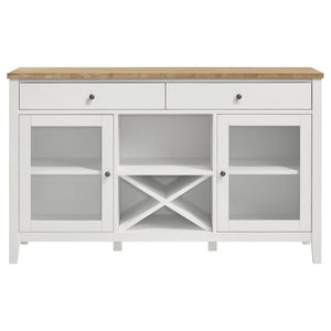 Hollis - 2 Door Dining Sideboard Buffet Storage Cabinet - White