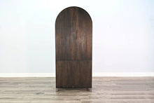 Arched Display Cabinet With Doors