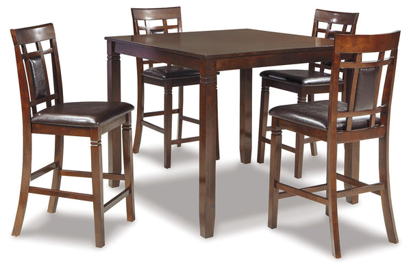 Bennox DRM Counter Table Set (Set of 5) Brown