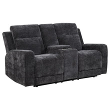 Kennett 3 Piece Chenille Power Reclining Sofa Set – Dark Grey