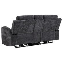 Kennett 3 Piece Chenille Power Reclining Sofa Set – Dark Grey