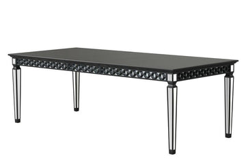 Varian II - Dining Table - Mirrored & Black