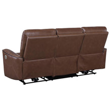 Greenfield 3 Piece Power Reclining Sofa Set – Saddle Brown