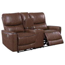Greenfield 3 Piece Power Reclining Sofa Set – Saddle Brown