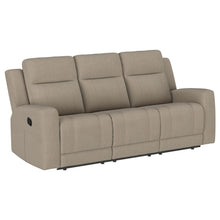 Brentwood 3 Piece Upholstered Reclining Sofa Set – Taupe