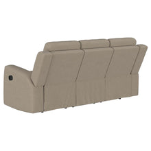 Brentwood 3 Piece Upholstered Reclining Sofa Set – Taupe