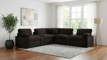 Collins 7 Piece Modular Power Reclining Sectional – Chocolate Brown