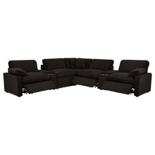 Collins 7 Piece Modular Power Reclining Sectional – Chocolate Brown