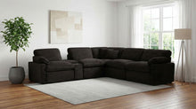Collins 6 Piece Modular Power Reclining Sectional – Chocolate Brown