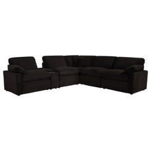 Collins 6 Piece Modular Power Reclining Sectional – Chocolate Brown