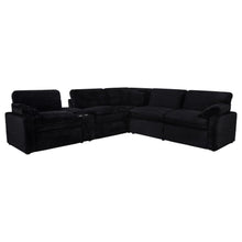 Collins 6 Piece Modular Power Reclining Sectional – Black
