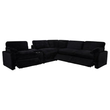 Collins 6 Piece Modular Power Reclining Sectional – Black