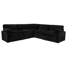 Collins 5 Piece Modular Power Reclining Sectional – Black